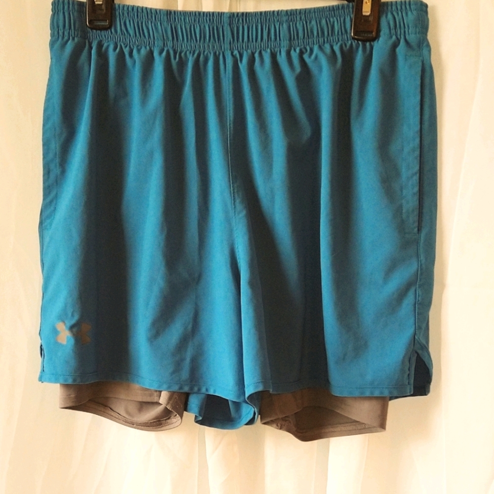 Under Armour Men's Running Pants| Aqua| Size LG